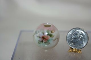 Miniature Dollhouse Nicole Minnick Niglo Handpainted Porcelain Shade Only 1:12