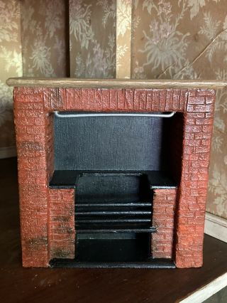 Artisan Made Large 1:12 Scale Doll House Kitchen Cooking Fireplace