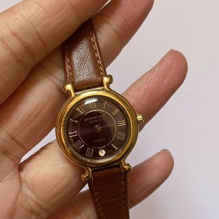 Raymond Weil Geneve Swiss Ladies Quartz Watch With Date 18k Gold Plate 9936 - 2