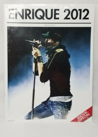 Enrique Iglesias 2012 Tour Concert Program Book W/photos
