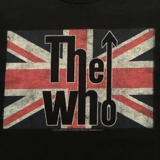 Licensed The Who T Shirt - - Union Jack Arrow Mod Graphics Retro Cool - - Nwt - - (l)