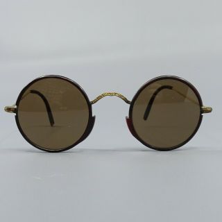 Vintage Gold Filled Tinted Eyeglasses Spectacles C1930 - 1940s