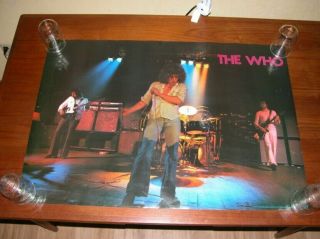 Two Posters 1979 The Who Roger Daltrey & Pete Townsend In Both