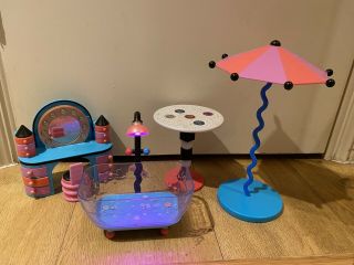 Lol Dolls House Furniture Bundle With Bath Light