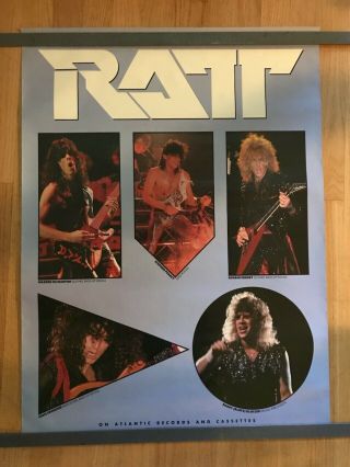 Ratt Promo Poster 22.  5x30