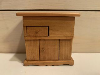 Toncoss Sturbridge Dollhouse Miniature Wood Dresser Vintage Functional