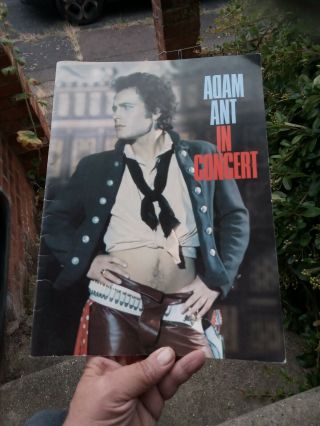1980s Adam Ant Friend Or Foe Tour Programme