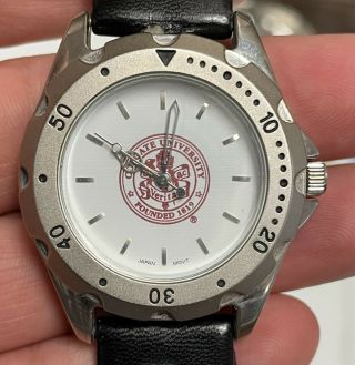 Vintage Colgate University Bienne Esp Men’s Wristwatch Running 39mm