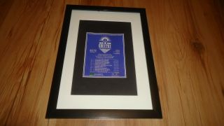 Big Country 2012 Tour - Framed Advert