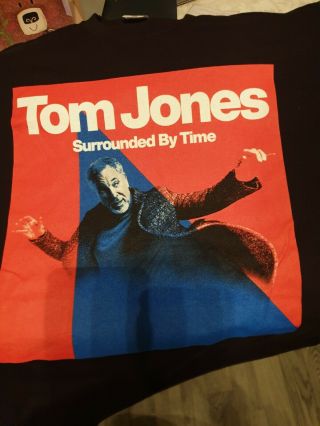 Tom Jones Surrounded By Time 2021 Tour T Shirt Size Medium