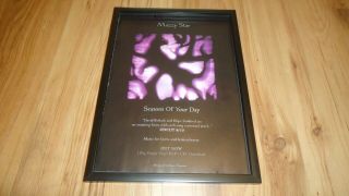 Mazzy Star Seasons Of Your Day - Framed Advert