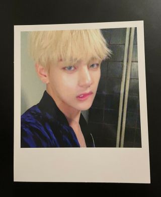 Bts Wings Taehyung V Polaroid Photocard Official