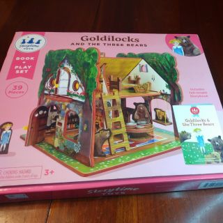 Storytime Toys " Goldilocks & The Three Bears " 3 - D Playset Characters Tree House