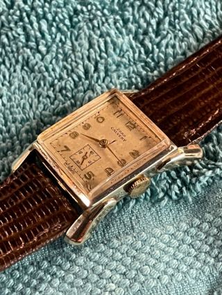 Lord Calvert 17 Jewel 10k Gf Mens Vintage Watch