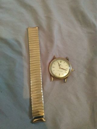Vintage Hamilton 10k Gold Filled Thin - O - Matic Watch,  Rare Kreisler Band 10k Gf