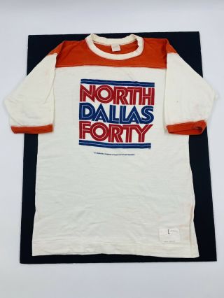 Rare 1979 North Dallas Forty Movie Promo Jersey T Shirt Vintage 70’s Graphic Tee