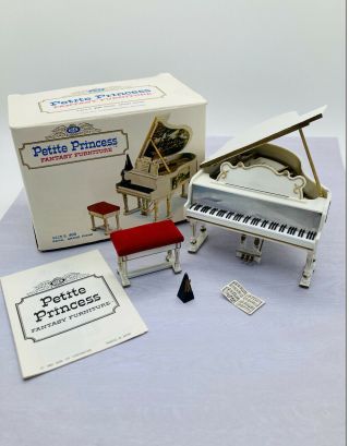 Ideal Petite Princess Fantasy Dollhouse Furniture Vintage Royal Grand Piano