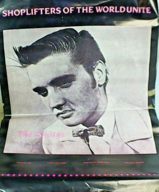 The Smiths & Morrissey Vintage Posters " Shoplifters Of The World Unite " & Promo
