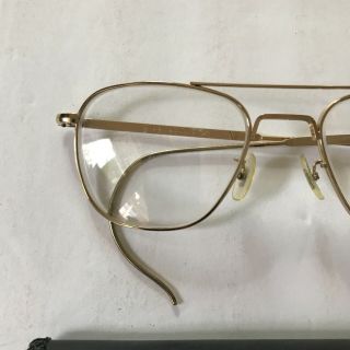 Vintage 6 1/2 American Optical Wrap Around Glasses AVIATORS 3
