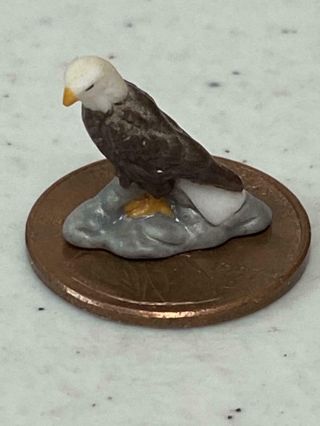 Dollhouse Miniature Artisan Carol Pongracic Eagle Figurine