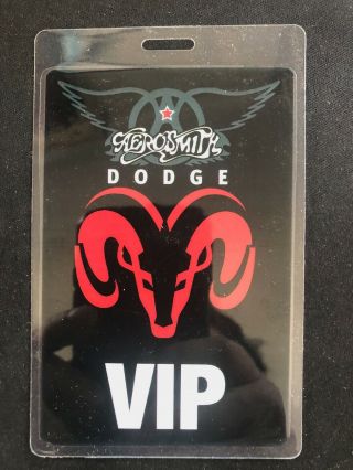 Aerosmith Backstage Pass " Vip "