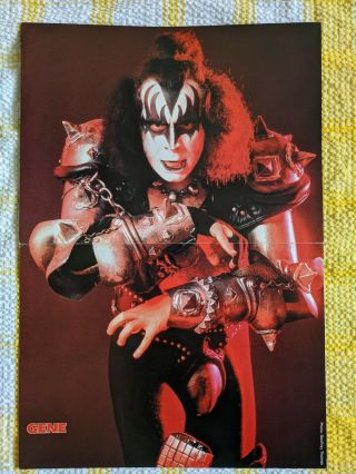 Kiss Gene Simmons Vintage Poster A3 Size