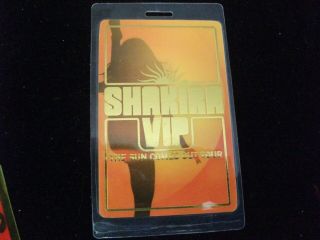 Shakira - The Sun Comes Out Tour - - Backstage - - Laminate Pass