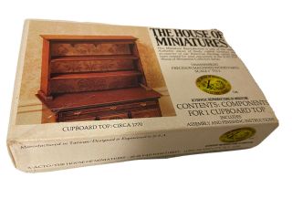 The House Of Miniatures 40051 Components For 1 Cupboard Top C.  1770 Complete
