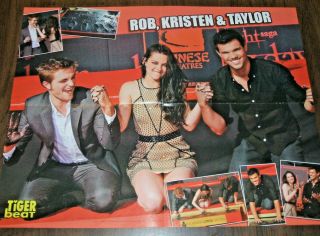 Robert Pattinson Kristen Stewart Taylor Lautner 16x20 2011 Wall Poster