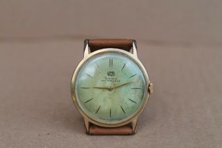 Vintage Old German Made Umf Ruhla Mens Wrist Watch 15jewels Antimagnetic