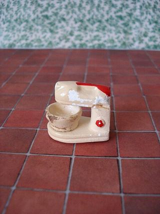 Vintage Dolls House Miniatures 1950s/60s Dol - Toi Plaster Food Mixer - Rare Item
