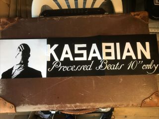 Kasabian Processed Beats Long Promotional Poster Rare Indie
