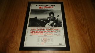 Gary Moore Wild Frontier - Framed Advert