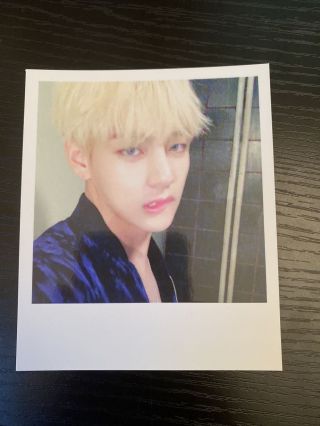 Bts Wings Taehyung V Official Polaroid Photocard