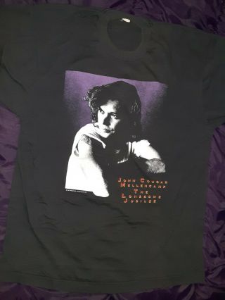 John Cougar Mellencamp T - Shirt Xl " The Lonesome Jubilee " Tour 1987.