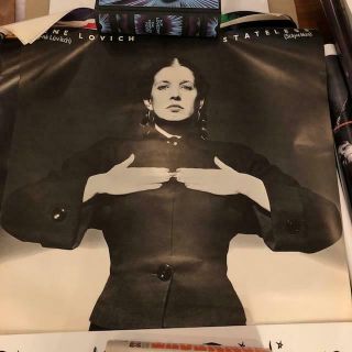 Lene Lovich Stateless Promo Poster 1979 23x23 Cbs Iggy Bowie