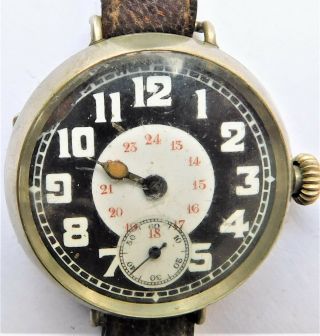 Ww1 Military Trench Watch Wristwatch Vintage