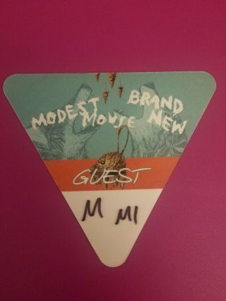 Modest Mouse,  2016 Dual Headline Tour Vip Satin Guest Pass Dte Mi