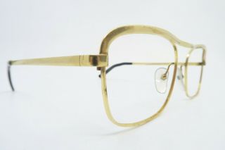 Vintage 60s Gold Filled Essel Eyeglasses Frames Mod 5319 Size 53 - 19 France
