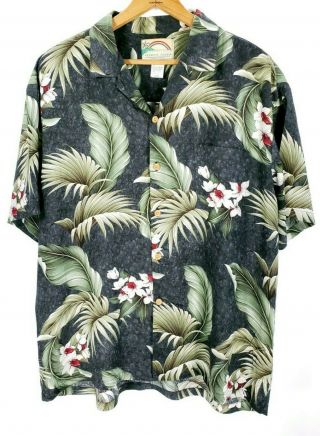 Paradise Found Short Sleeve Hawaiian Shirt Men 