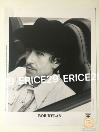 Bob Dylan In Car 2001 Press Photograph By David Gahr
