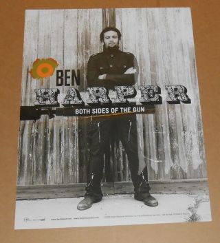 Ben Harper Both Sides Of The Gun Poster Promo 2006 18x24