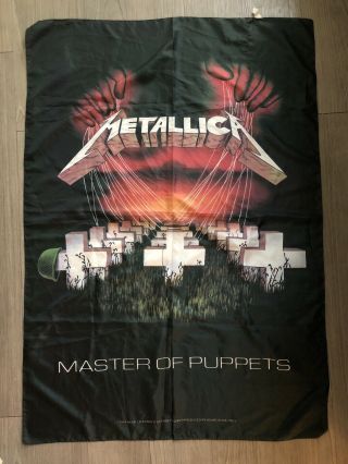 Metallica Master Of Puppets Fabric Poster Flag 30 " X 43 " Metal
