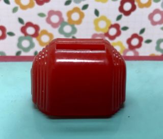 Ideal Red Toaster Vintage Tin Dollhouse Furniture Renwal Plasco Plastic 1:16