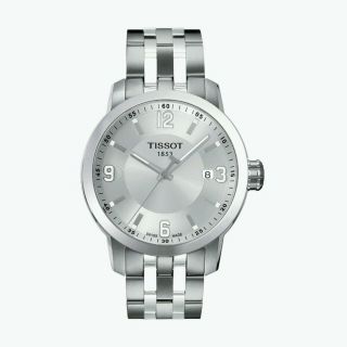 Tissot T - Classic 1853 Mens Swiss Quartz Watch T055.  410.  11.  037.  00 Silver