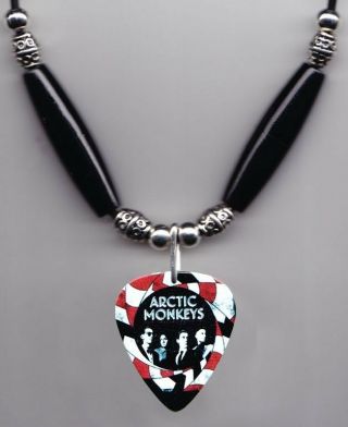 Arctic Monkeys Band Photo Guitar Pick Necklace 5