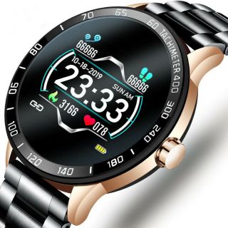 Men Smart Watch Sport Waterproof Fitness Tracker Heart Rate Monitor Bluetooth