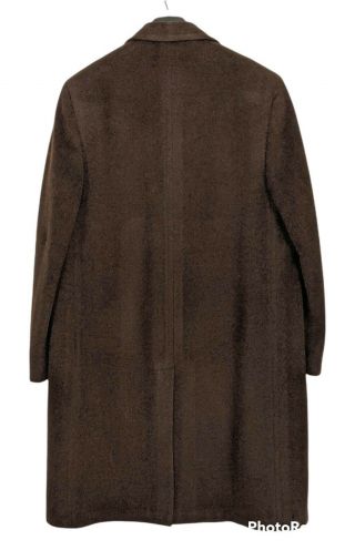 KUPPENHEIMER ' The Don Juan ' Vintage Sz XL Brown Wool Notch Collar Overcoat 3