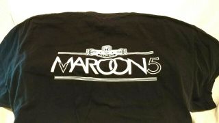 Maroon 5 Tour Shirt - Local Crew Honda Civic Tour Sz Xl Black By Port & Company