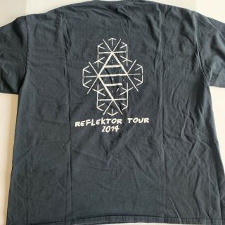 Upstaging 2014 Reflektor Tour Shirt Arcade Fire Size 2 - Xl